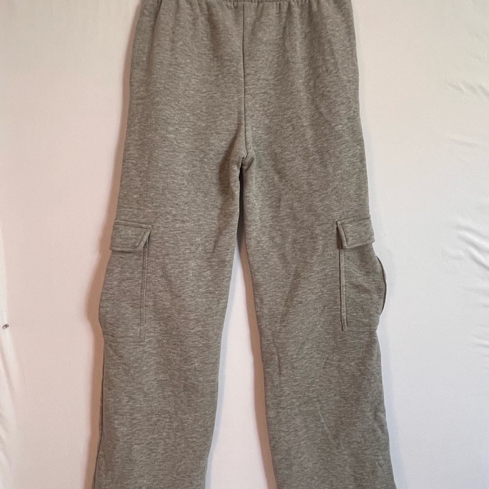 Gray Cargo Sweatpants Large